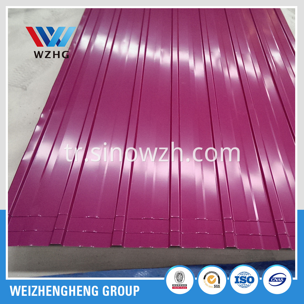 wine red steel sheet